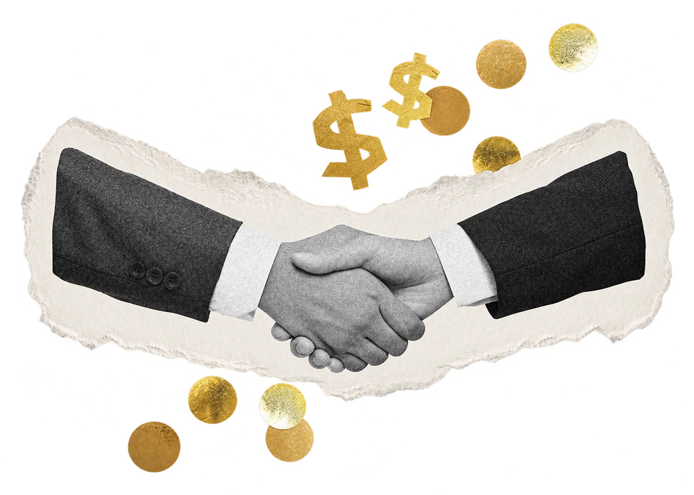 Partnerschaft als Symbol für langfristige Kundenbeziehungen